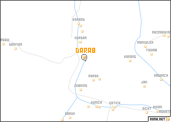 map of Dar Āb