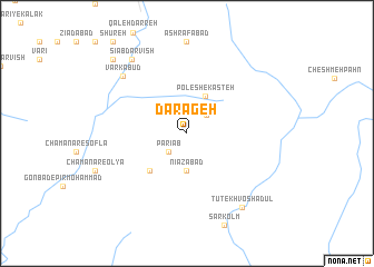 map of Darageh