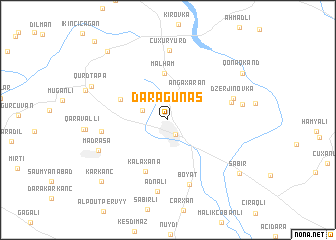 map of Dǝrǝgünǝş