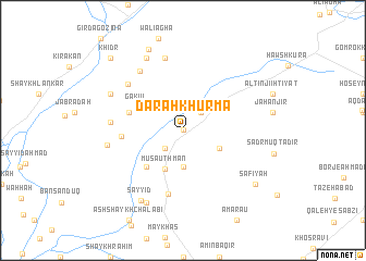 map of Dārah Khurmā