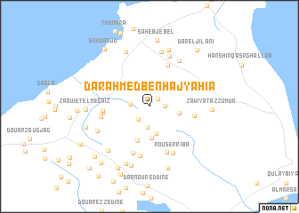map of Dar Ahmed Ben Haj Yahia
