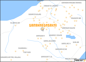 map of Dar Ahmed Msakni