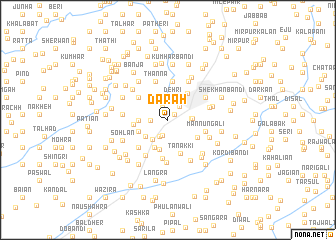 map of Darāh