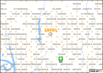 map of Dārāil