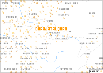 map of Darajat al Qarn