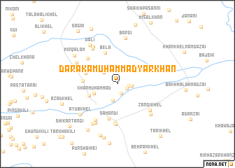 map of Daraka Muhammadyār Khān