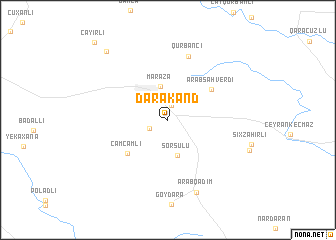 map of Dǝrǝkǝnd