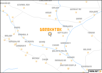 map of Darakhtak