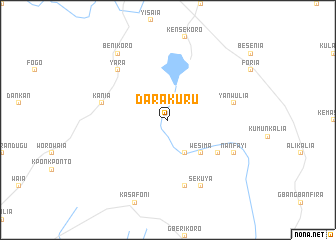 map of Darakuru