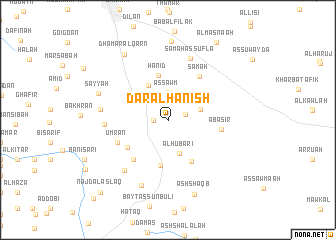 map of Dār al Ḩanish