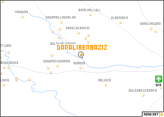 map of Dar Ali Ben Baziz