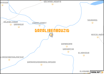 map of Dar Ali Ben Bouzid