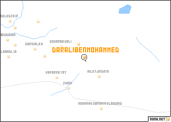 map of Dar Ali Ben Mohammed