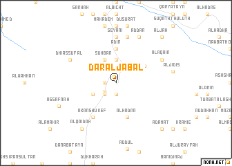 map of Dār al Jabal