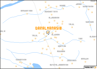map of Dār al Manāşib