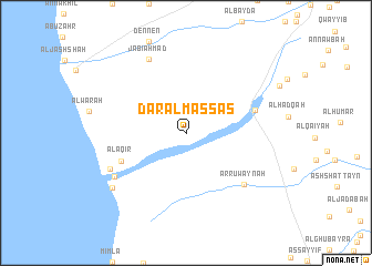 map of Dār al Maşşāş