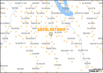 map of Dār al Maţāḩin