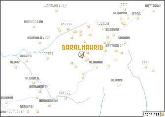 map of Dār al Mawrid