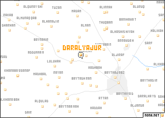 map of Dār al Yājūr