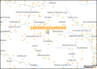 map of Dāramrūd-e Khānmīr