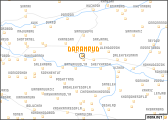 map of Dāramrūd