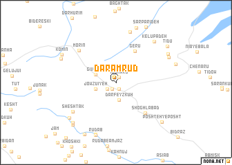 map of Daram Rūd