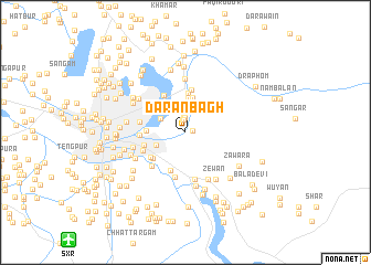 map of Daranbāgh