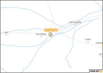 map of Darānī