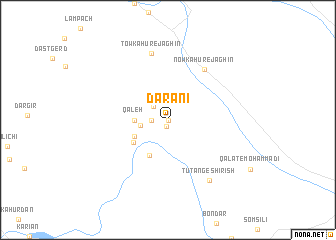 map of Darānī