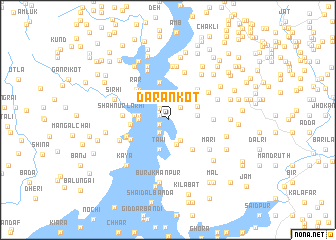 map of Darān Kot