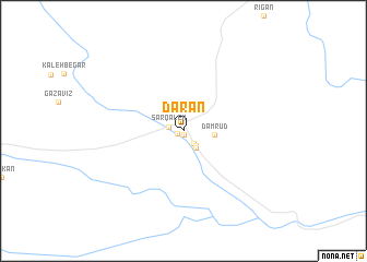 map of Dārān