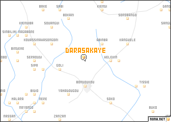 map of Dara Sakaye