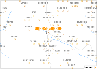 map of Dār ash Sharaf