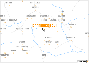 map of Dara Sokoboli