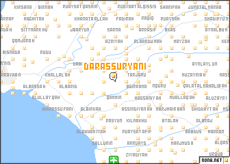 map of Dār as Suryānī