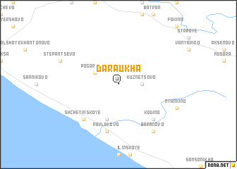 map of Daraukha