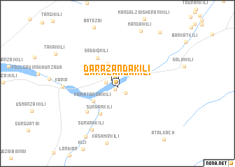 map of Darazanda Kili