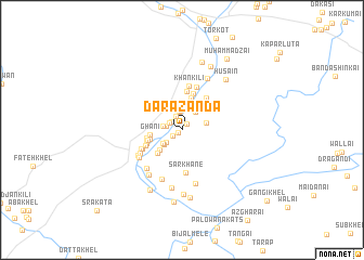 map of Darāzanda
