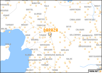 map of Daraza