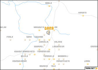 map of Dara