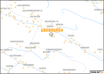 map of Dārbadreh