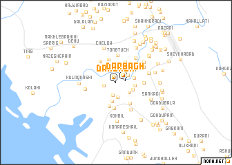 map of Dar Bāgh