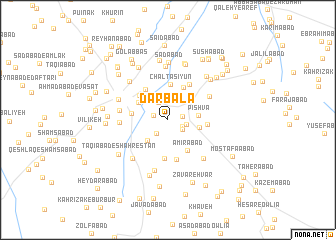 map of Darbālā