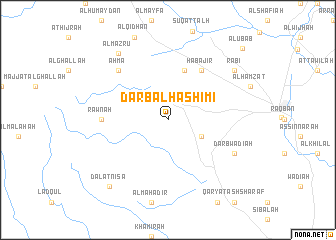 map of Darb al Hāshimī