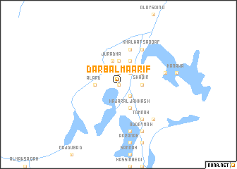 map of Darb al Ma‘ārif