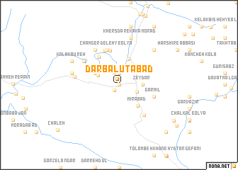 map of Dār Balūţābād