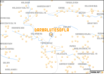 map of Dār Balūţ-e Soflá