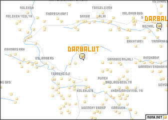 map of Dār Balūţ