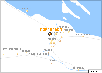 map of Dar Bandān