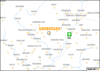 map of Darbandeh